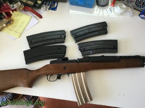Rifles Mini 14 With Case And 3 Mags