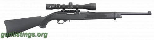 Rifles NIB RUGER 10-22 WITH SCOPE