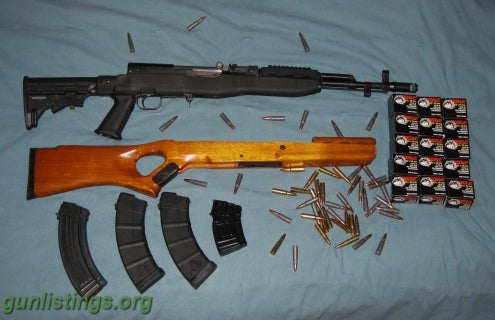 Rifles SKS-M With Ammo, Mags