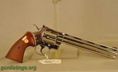 1981 Colt Python, Unfired in box. 8