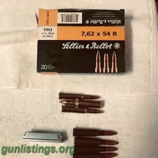 Ammo .45 Long Colt And 7.62 X 54 Russian Ammo