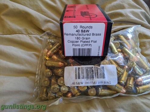 Ammo 1350 Rounds Of .40 SW