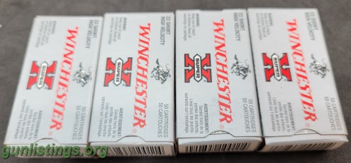 Ammo 200 Rounds Winchester Super X 22 Short X22S