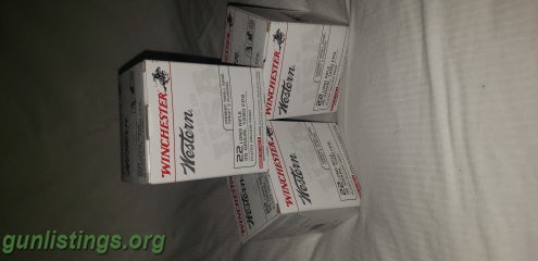 Ammo 3 Boxes Of 525 Winchester 22lr