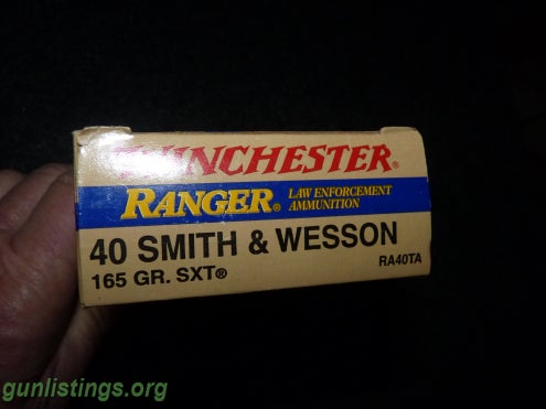 Ammo 40 Winchester Ranger LE Ammo