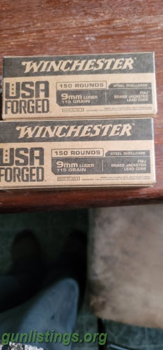 Ammo 9mm Winchester