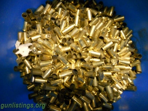 Ammo ONCE FIRED BRASS 9MM, 38, 40S&W, 45ACP