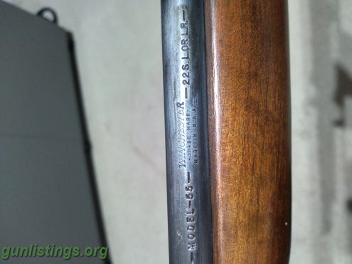 Collectibles Winchester Model 55 .22 Rifle