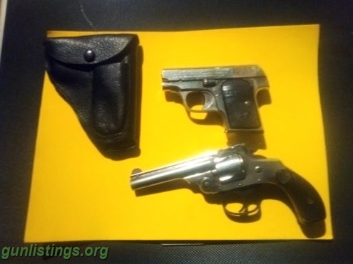Pistols 22 Cal.Revolver, Pocket Size,includes Ammo