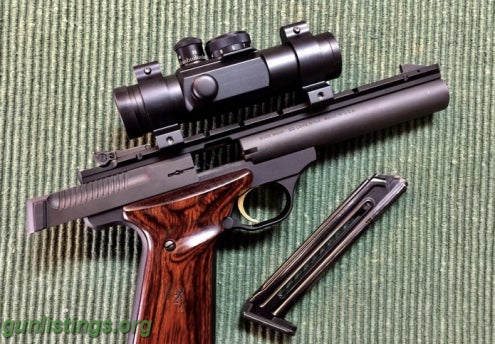 Pistols Browning Buckmark 5.5 Field .22lr W Matchdot II Scope