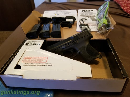 Pistols New In Box Smith M&P 9mm Plus Extra Mag