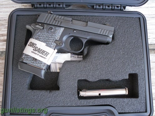 Pistols Sig Sauer P938, 9MM Extreme, Ambi 2-mags, NEW