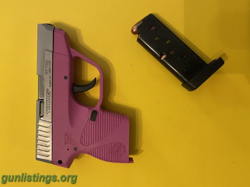 Pistols Taurus Compact Pink Pistol With Stainless Slide