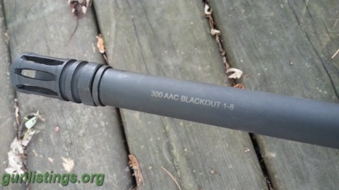 Rifles 300 Blackout 16 Inch AR Rifle For Trade
