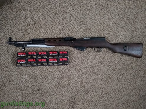 Rifles Chinese Type 56 SKS W/200 Rounds