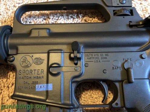 Rifles Colt HBar Match R6601