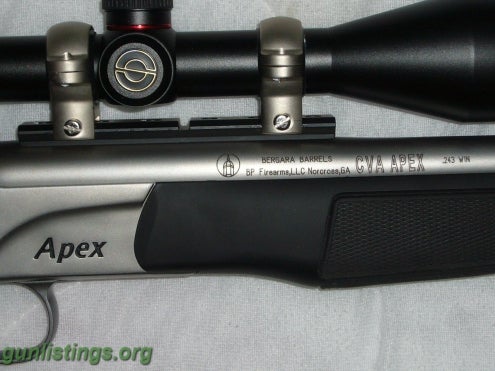 cva apex scope rifle gunlistings rifles viewed times listing been