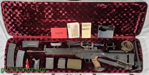 Rifles Heckler & Koch 93, HK93, H&K93, A2, A3, .223, SN 129829