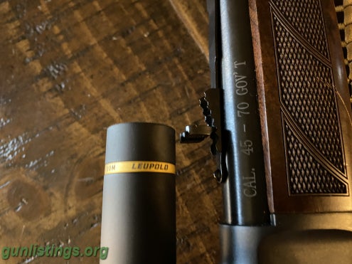 Rifles Henry 45/70 With Leupold VX-Freedom Scope