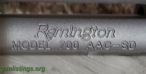 Rifles Remington 700 AAC-SD 300 Blackout