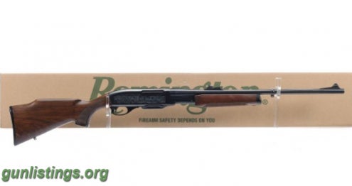 Rifles Remington Model 7600 Satin Game Scene Factory Engraved