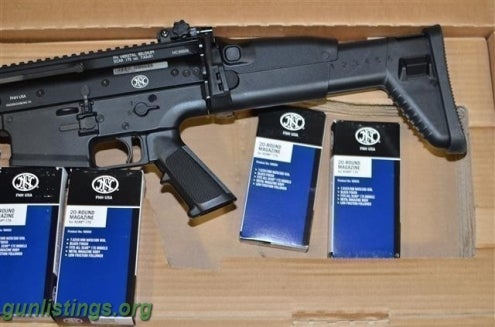 Rifles SCAR 17 S Black With 6 FN..- Mags 308 17S ACR