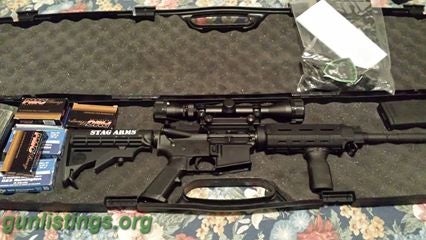 STAG AR 15 IN A G3 MODEL WITH SCOPE in jackson, Michigan gun ...