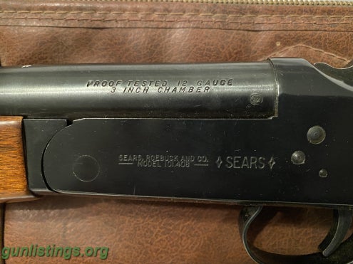 Shotguns Sears Roebuck 12g Single Shot