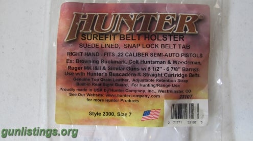 hunter leather lined