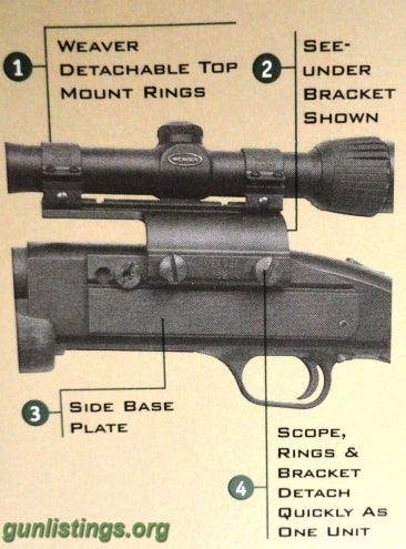 Accessories Weaver Low Style Converta-Mount Remington 870 / 1100 /
