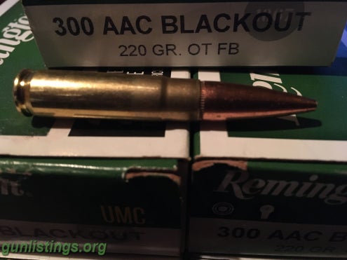 Ammo 300 AAC BLACKOUT UMC 220GR.