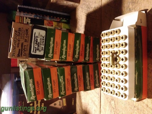 Ammo 30 Luger (7.65 Para) Magazines, Ammo And Brass