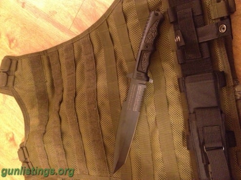 Misc 5.11 Tac Vest And Dark Ops Knife