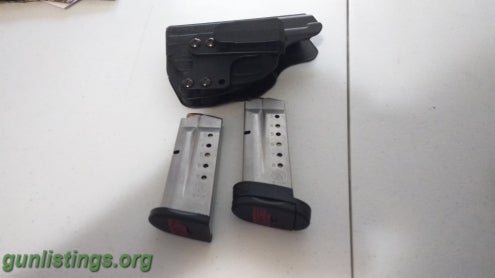 Pistols M&P Shield 9mm/crimson Trace