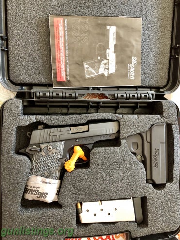Pistols Sig Sauer 9mm P938 - Case Xtra Clip