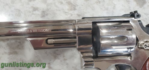Pistols Smith & Wesson 27-2 Nickel. 8 3/8