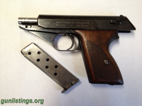 Pistols WW2 Mauser Hsc .32 Pistol With Proof Marks