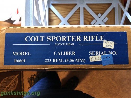 Rifles Colt HBar Match R6601
