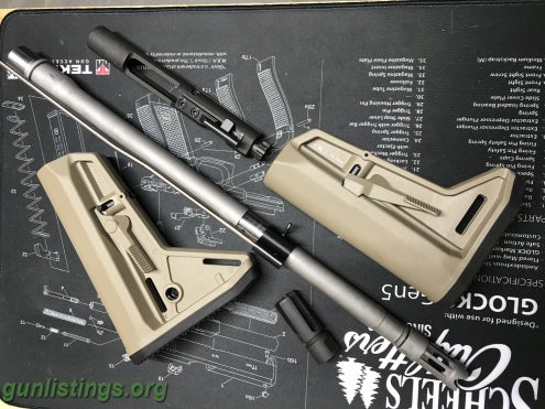 Rifles Geissele Super Duty AR15 Upper/lower W/extras