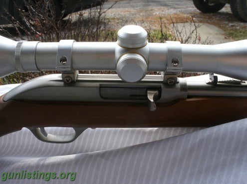 Rifles Marlin 60Stainless.22lr W/ Scope,1995