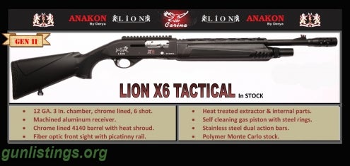 lion x6 tactical auto shotgun 12ga new in box in auto sales agreement