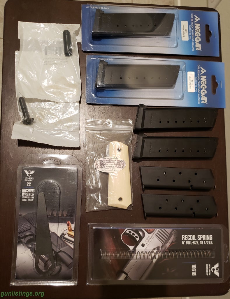 Accessories 1911 Mags, Grips, Parts New