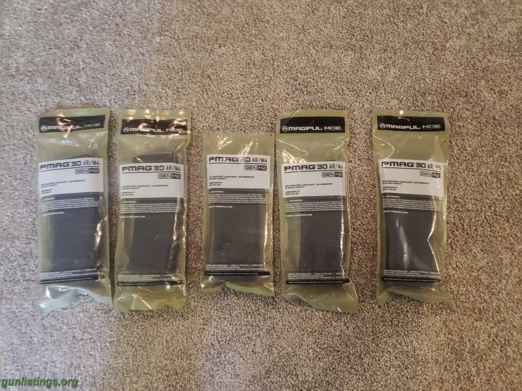 Accessories 5 Magpul Gen 2 Mags