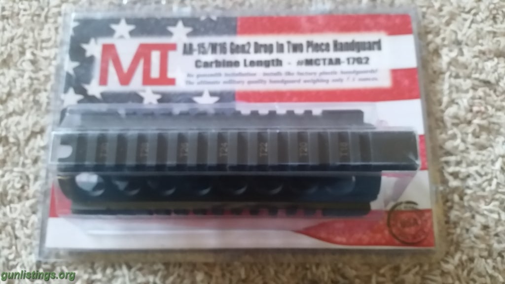 Gunlistings accessories midwest industries quad rail magpul foregrip