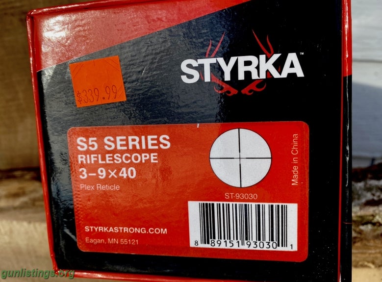 Accessories Styrka S5 3-9x40 Scope New