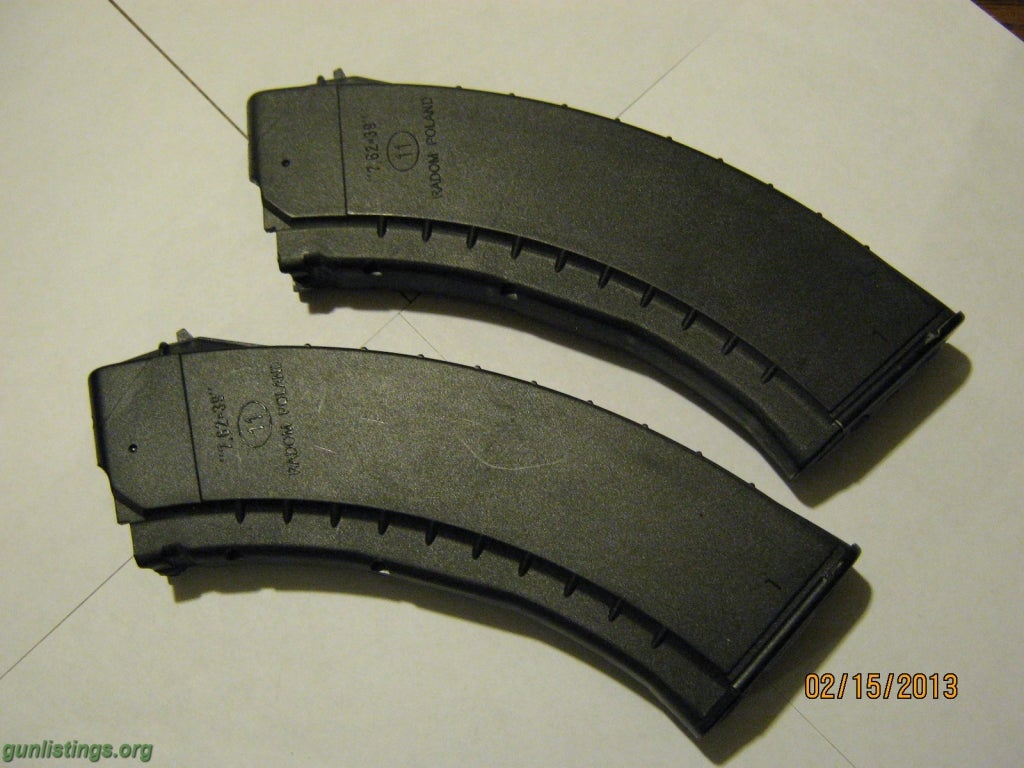 Accessories Two Polish Polymer AK 47 Magazines