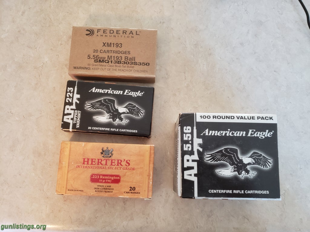 Ammo .223 Rem And 5.56 Nato 700 Rounds