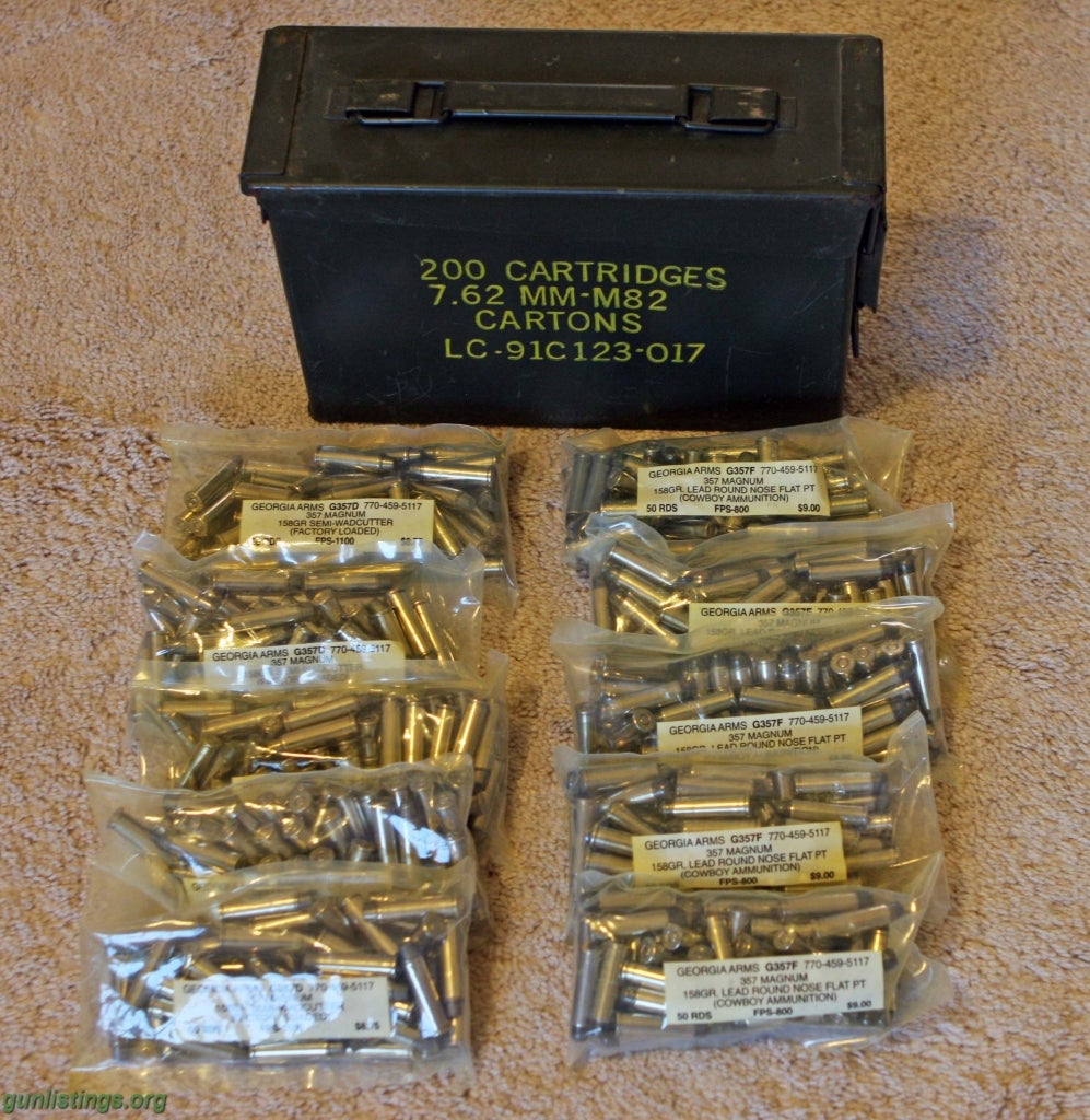gunlistings org ammo 357 magnum ammo 500 rounds with ammo can