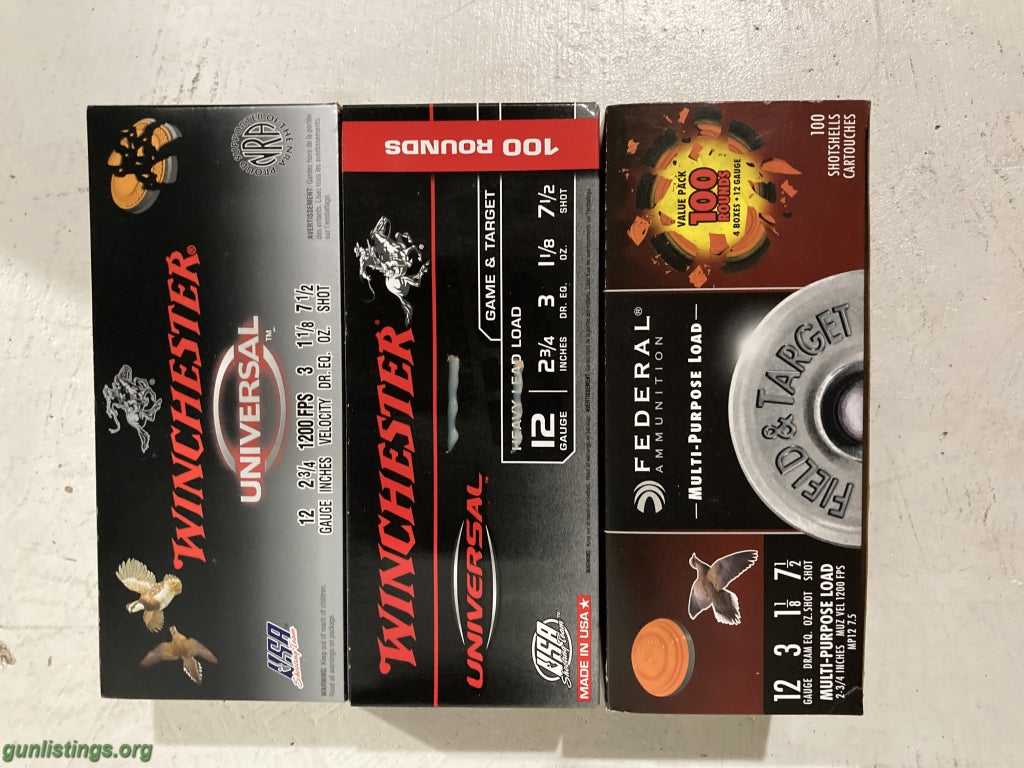 Ammo 12 Gauge - 300 Rounds For Sale