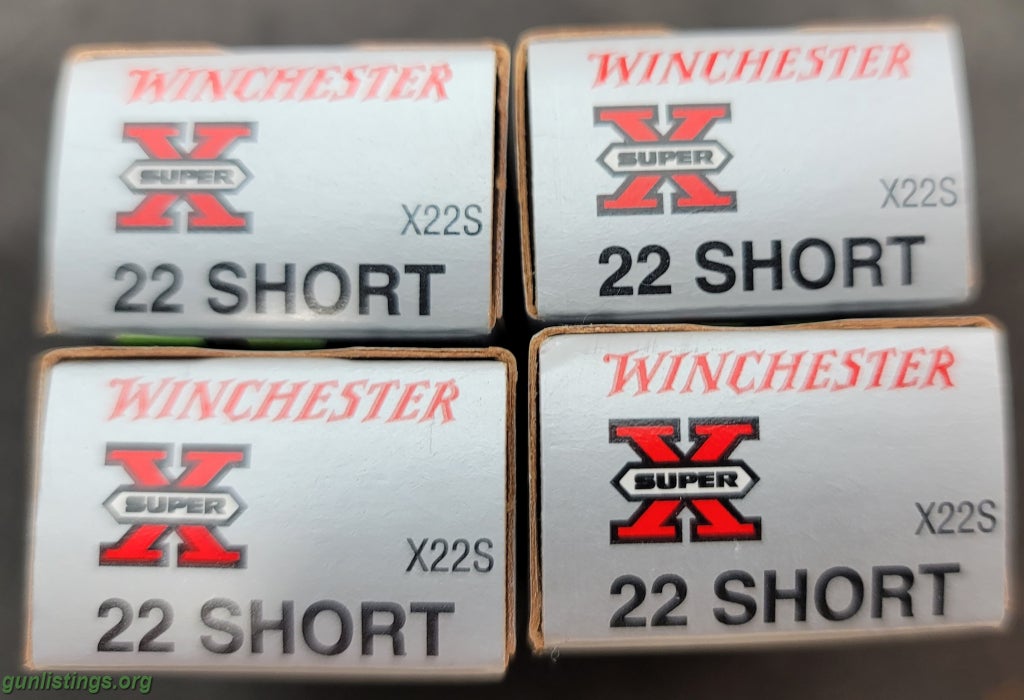 Ammo 200 Rounds Winchester Super X 22 Short X22S